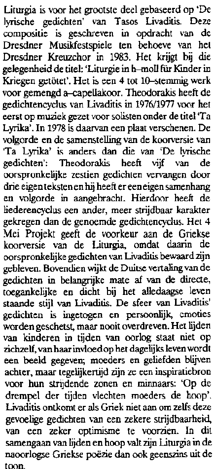 Achtergrond van de Liturgie