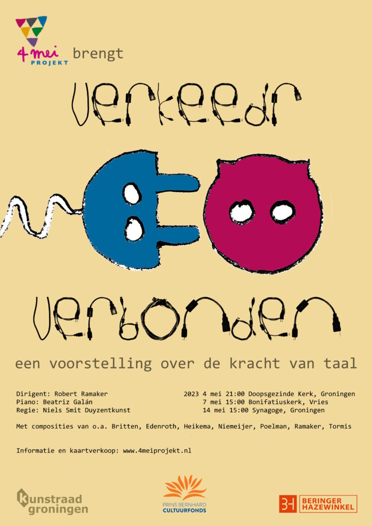 zand achtergrond met getekende stekker en contact in kleuren blauw en roze logo