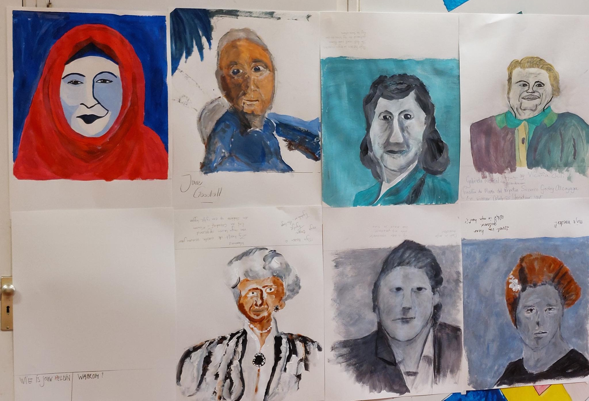 Heldinnen schilderen Heerenhoes